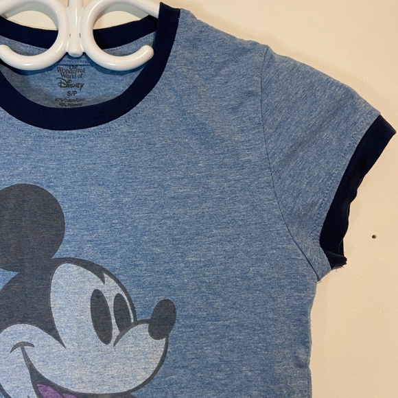 Blue Mickey Mouse Disney T-Shirt - Picture 2 of 5